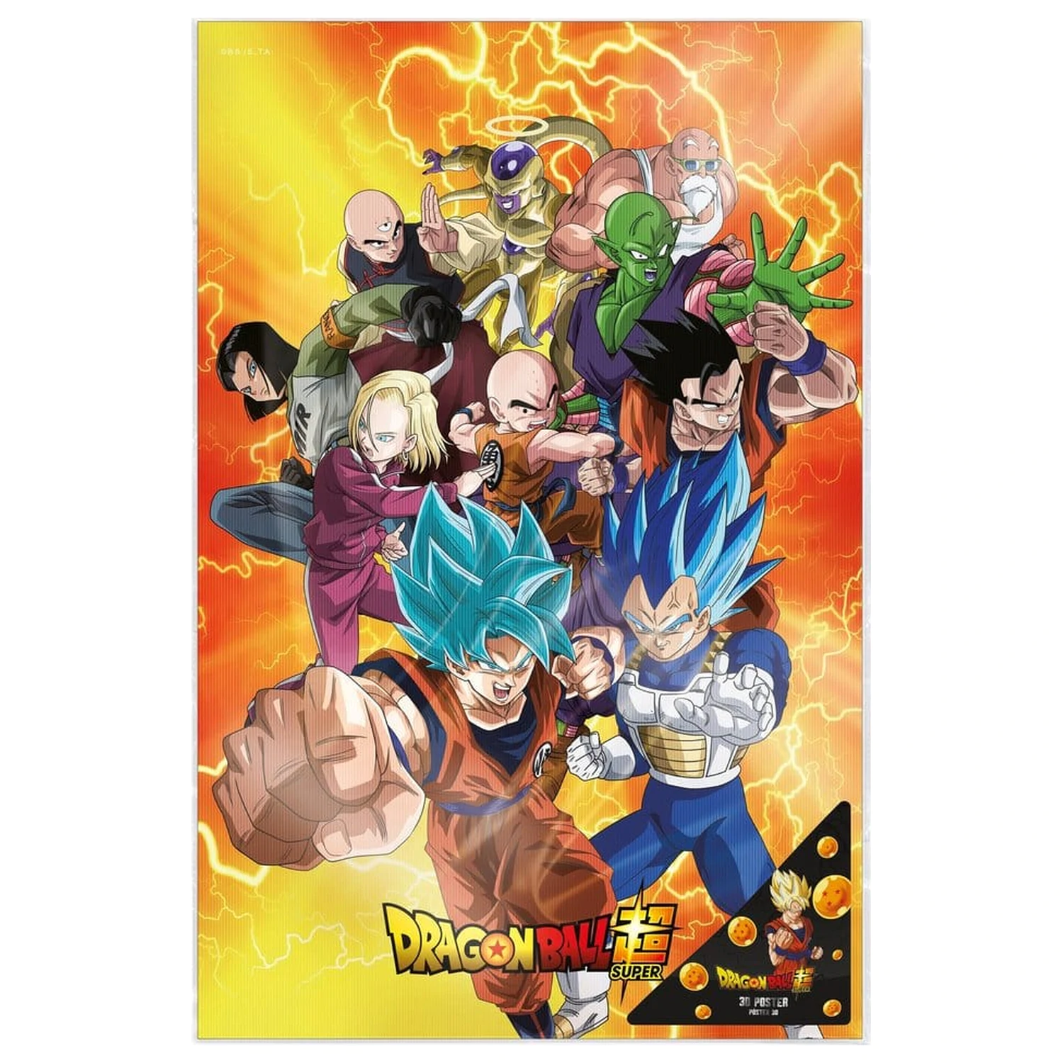 Dragon Ball Super 3D Plakat Survival Heroes 38 x 58 cm fotografija izdelka