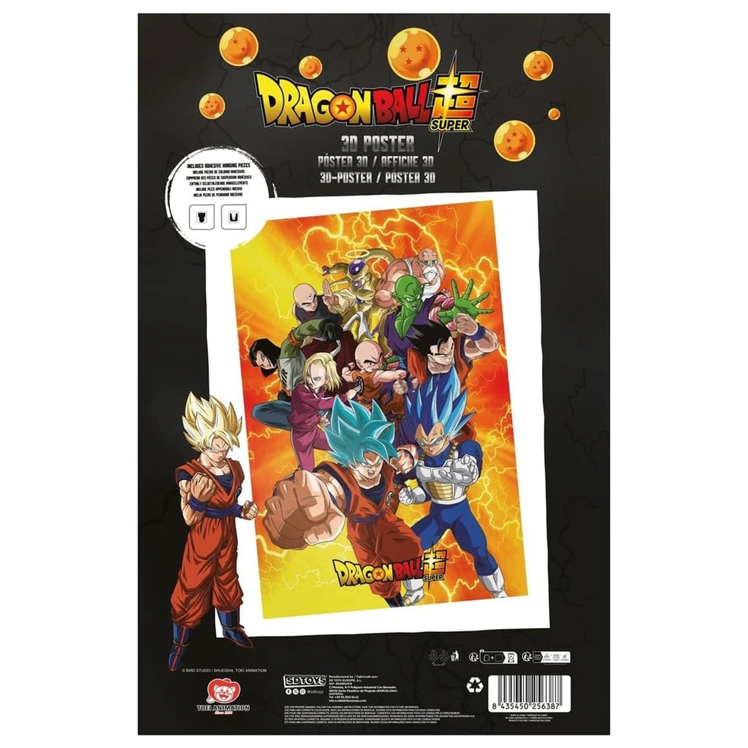 Dragon Ball Super 3D Plakat Survival Heroes 38 x 58 cm fotografija izdelka