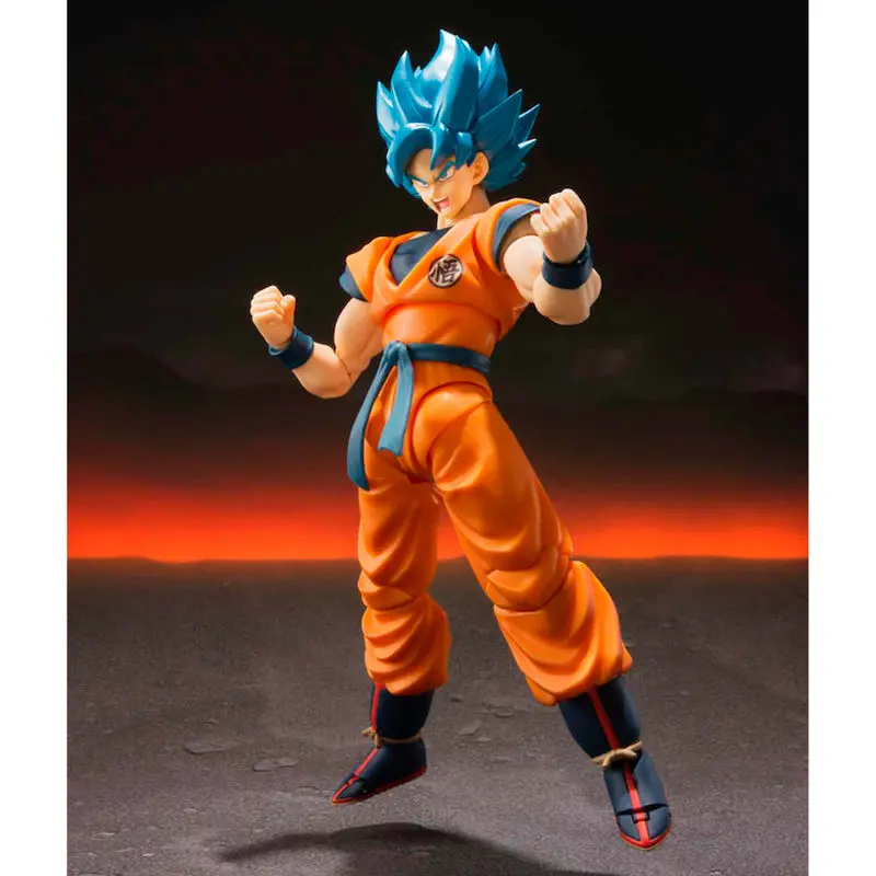 Dragon Ball Super Broly S.H. Figuarts akcijska figura Super Saiyan God Super Saiyan Goku Super 14 cm fotografija izdelka