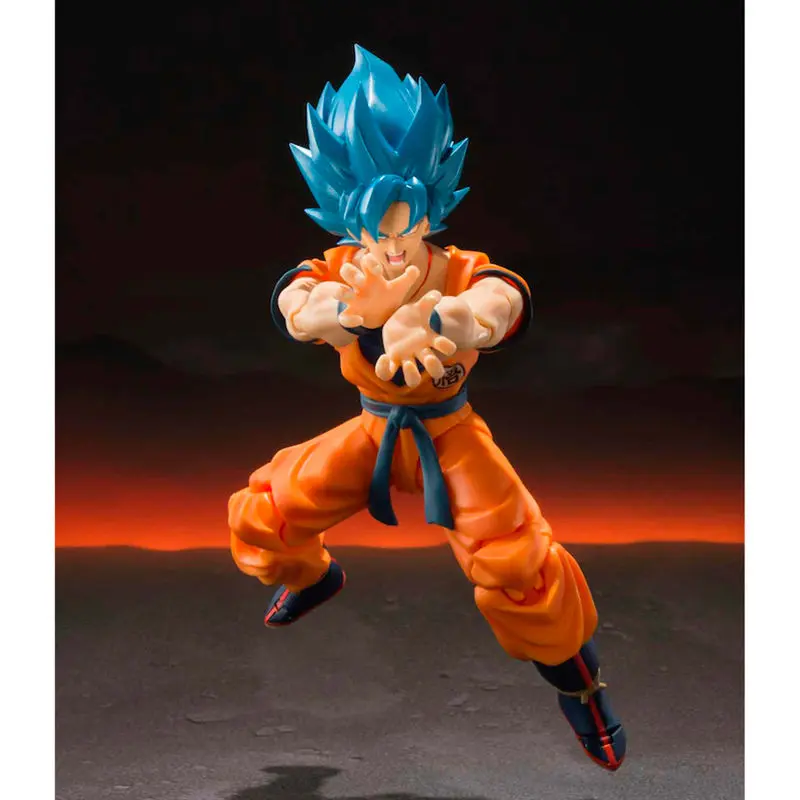 Dragon Ball Super Broly S.H. Figuarts akcijska figura Super Saiyan God Super Saiyan Goku Super 14 cm fotografija izdelka