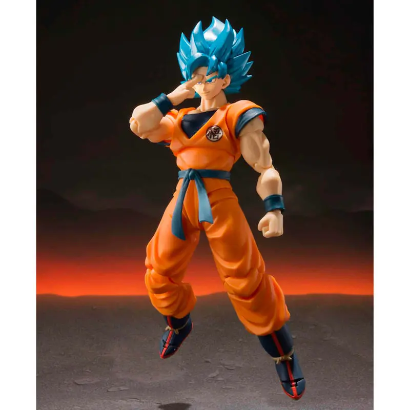 Dragon Ball Super Broly S.H. Figuarts akcijska figura Super Saiyan God Super Saiyan Goku Super 14 cm fotografija izdelka