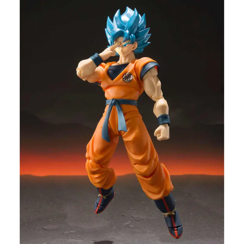 Dragon Ball Super Broly S.H. Figuarts akcijska figura Super Saiyan God Super Saiyan Goku Super 14 cm fotografija izdelka