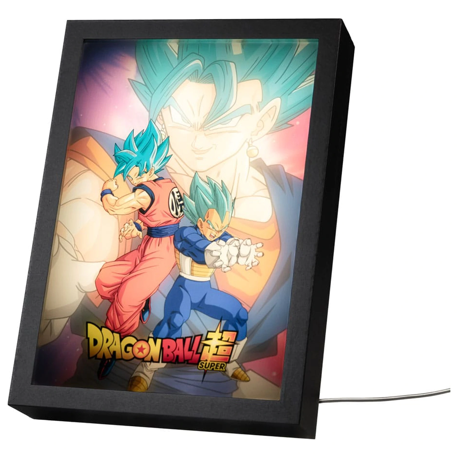 Dragon Ball Super uokvirjen LED tisk fotografija izdelka