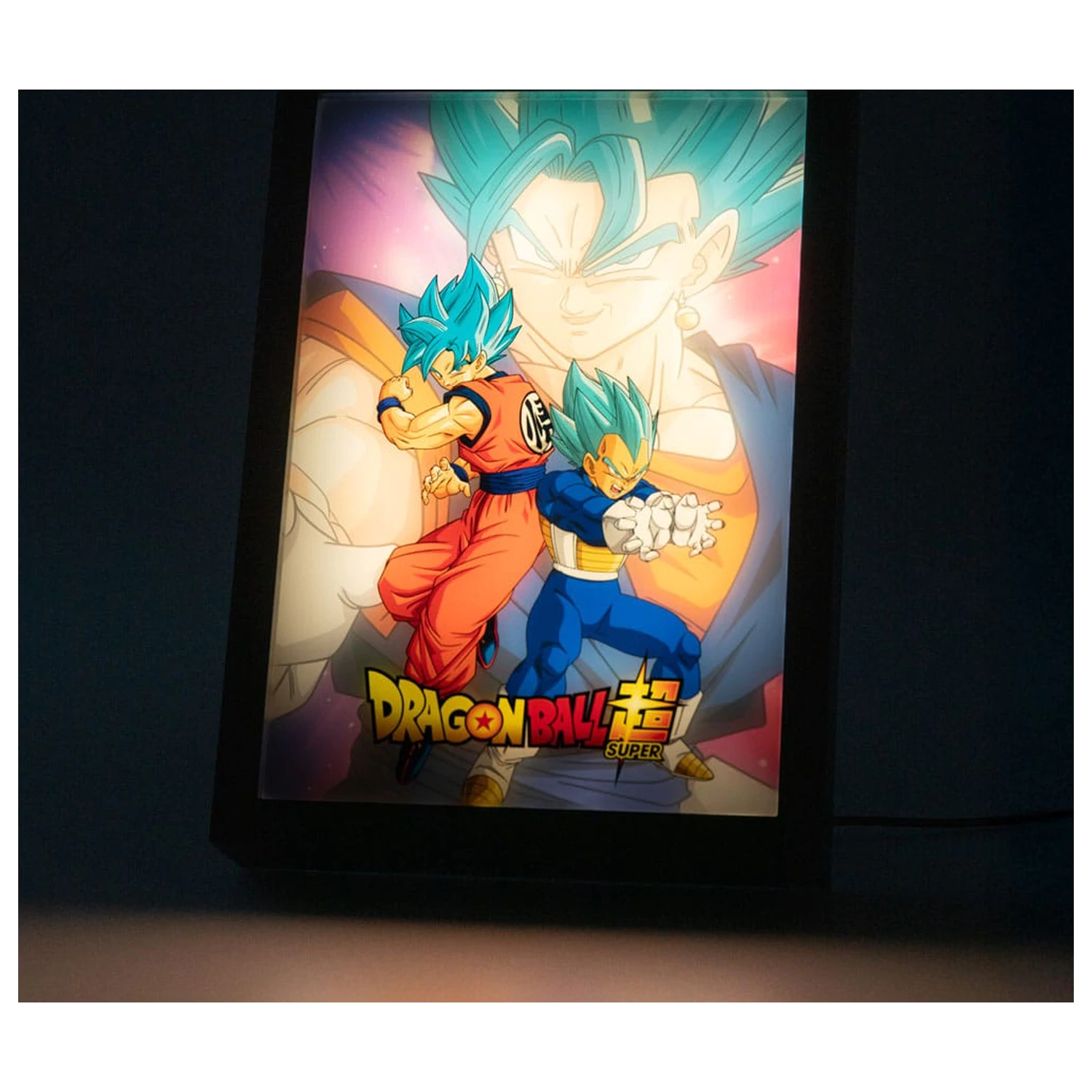 Dragon Ball Super uokvirjen LED tisk fotografija izdelka