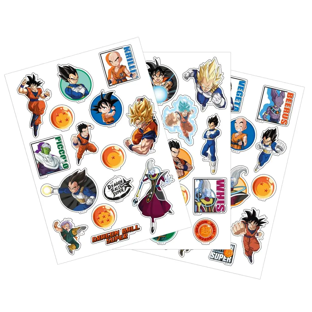 Dragon Ball Super odstranljivi komplet nalepk fotografija izdelka