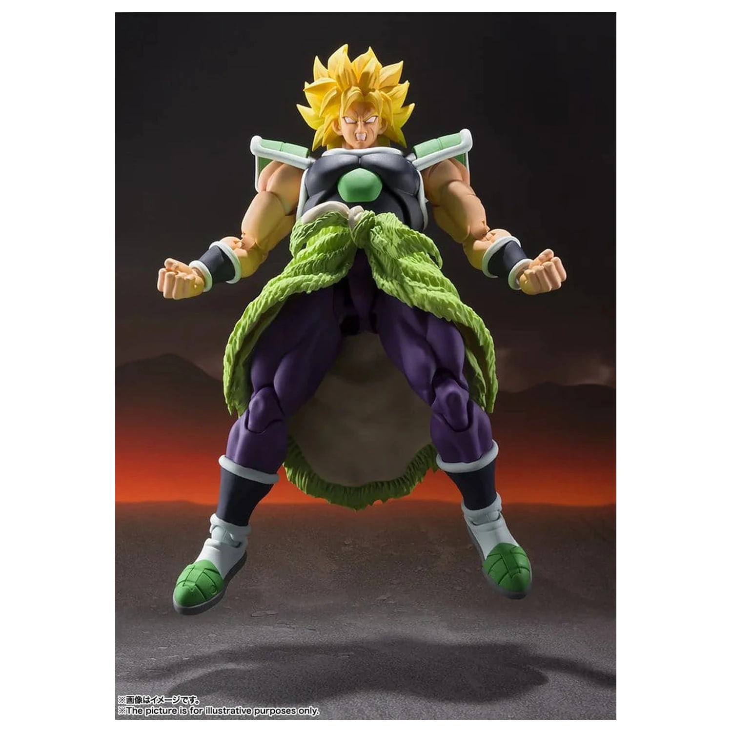 Dragon Ball Super S.H.Figuarts akcijska figura Broly -Super- 19 cm fotografija izdelka
