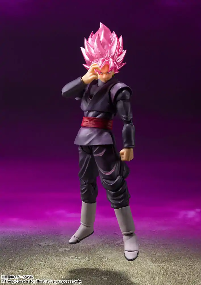 Dragon Ball Super S.H. Figuarts akcijska figura Goku Black - Super Saiyan Rose Reissue 14 cm fotografija izdelka