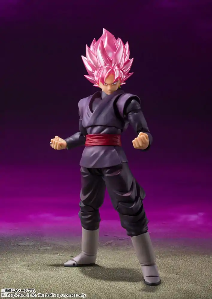Dragon Ball Super S.H. Figuarts akcijska figura Goku Black - Super Saiyan Rose Reissue 14 cm fotografija izdelka