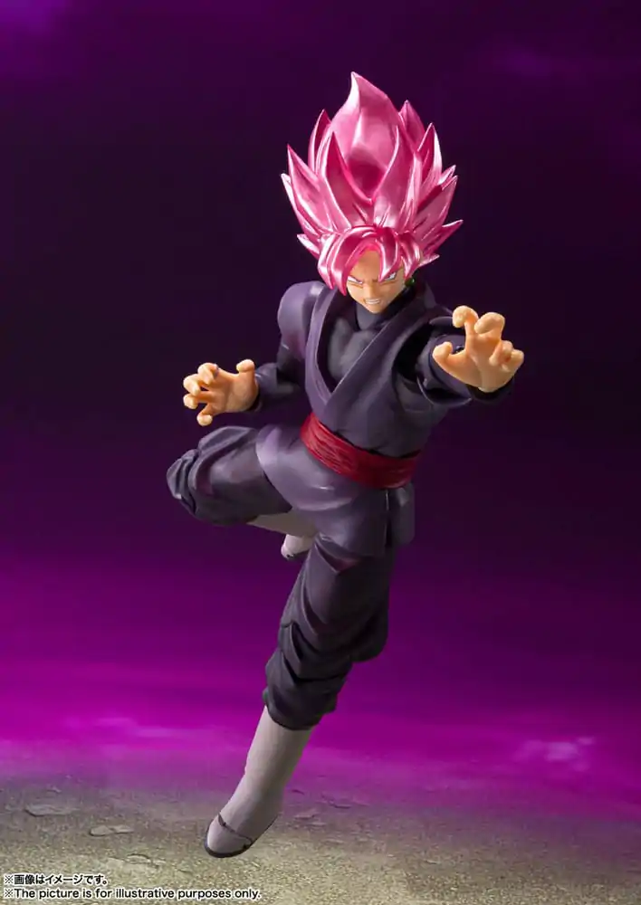 Dragon Ball Super S.H. Figuarts akcijska figura Goku Black - Super Saiyan Rose Reissue 14 cm fotografija izdelka