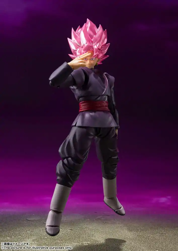 Dragon Ball Super S.H. Figuarts akcijska figura Goku Black - Super Saiyan Rose Reissue 14 cm fotografija izdelka