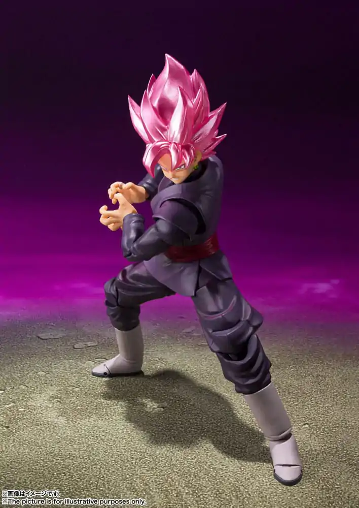 Dragon Ball Super S.H. Figuarts akcijska figura Goku Black - Super Saiyan Rose Reissue 14 cm fotografija izdelka