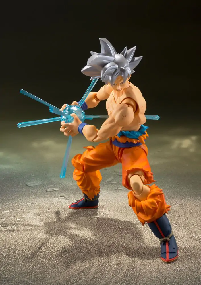 Dragon Ball Super S.H. Figuarts akcijska figura Son Goku Ultra Instinct 14 cm fotografija izdelka