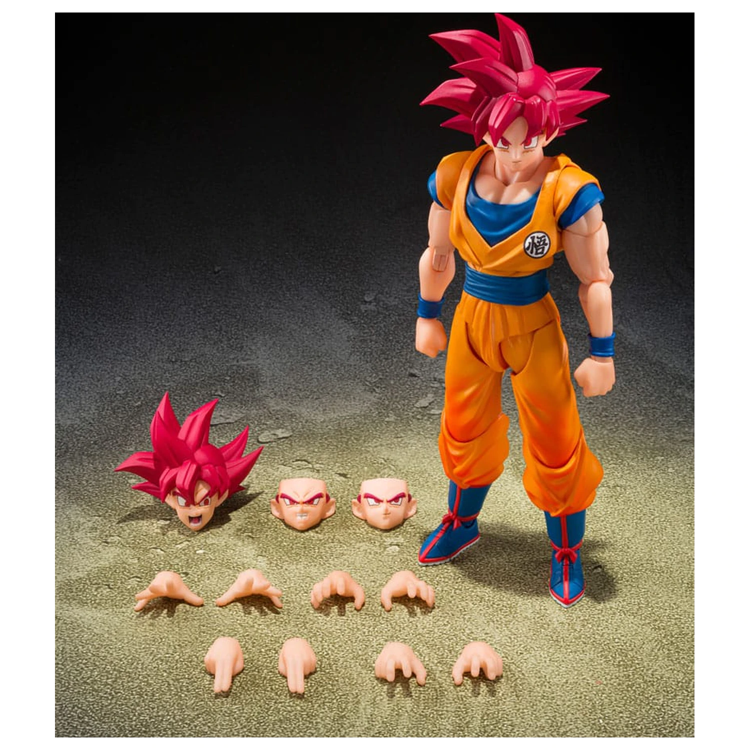 Dragon Ball Super S.H.Figuarts akcijska figura Super Saiyan God Son Guko (God Aura) 15 cm fotografija izdelka