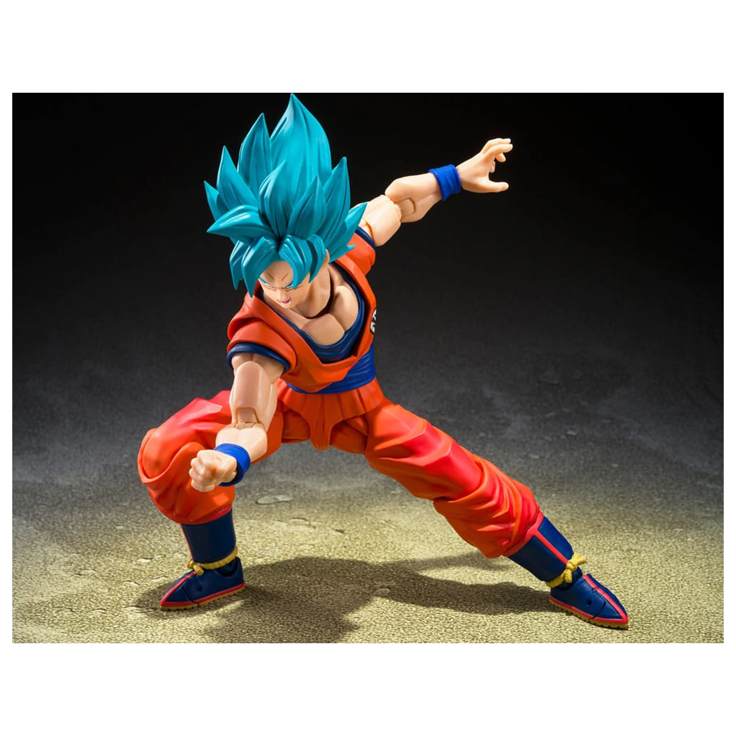 Dragon Ball Super S.H.Figuarts akcijska figura Super Saiyan God Super Son Guko (Blue power transcending Limits) 15 cm fotografija izdelka