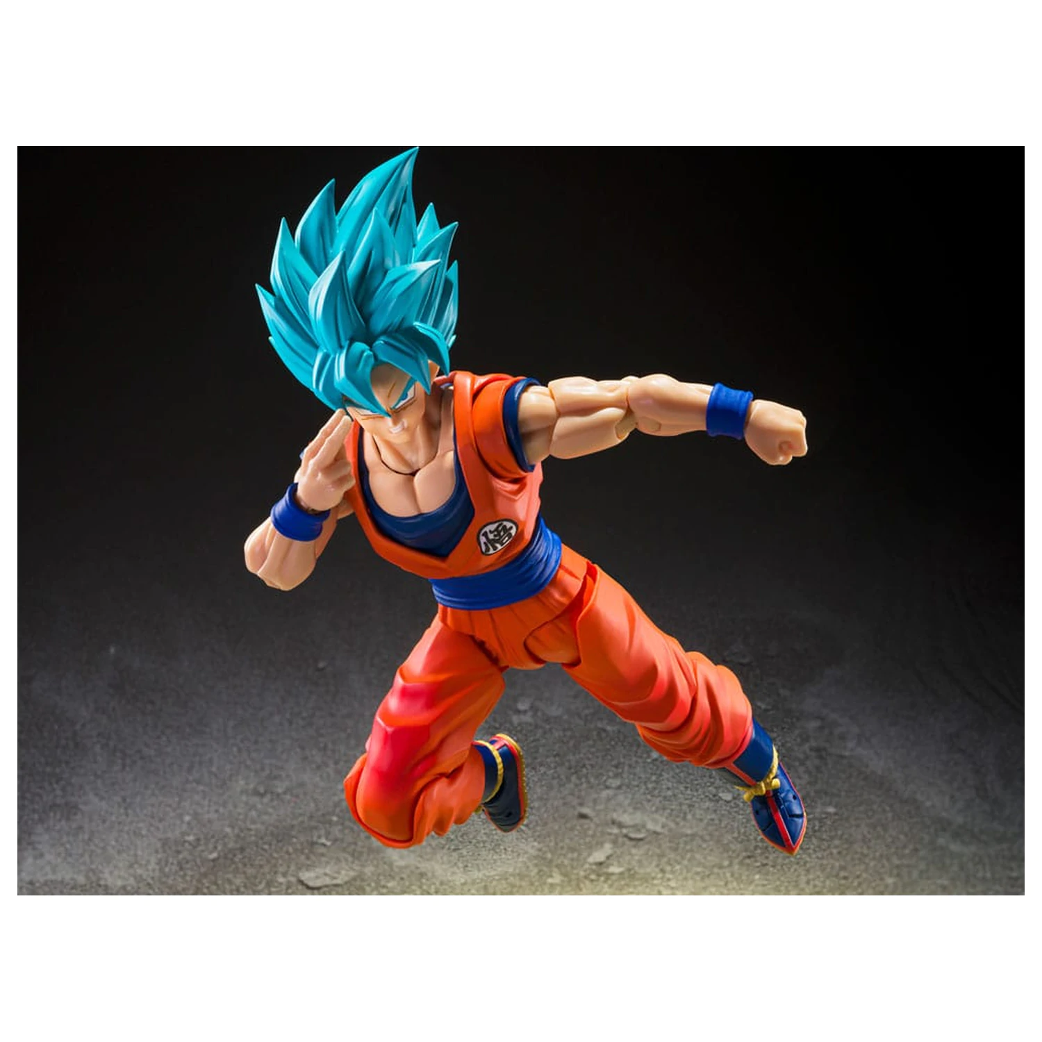 Dragon Ball Super S.H.Figuarts akcijska figura Super Saiyan God Super Son Guko (Blue power transcending Limits) 15 cm fotografija izdelka