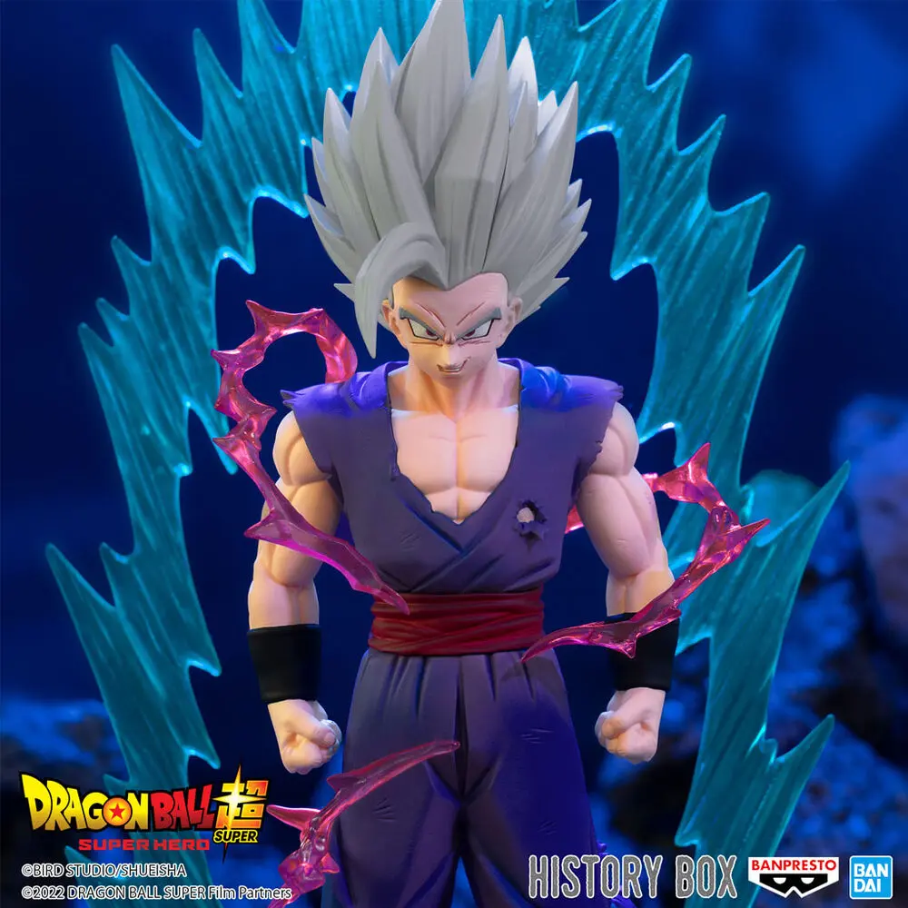 Dragon Ball Super Super Hero History Box Gohan Beast figura 12 cm fotografija izdelka