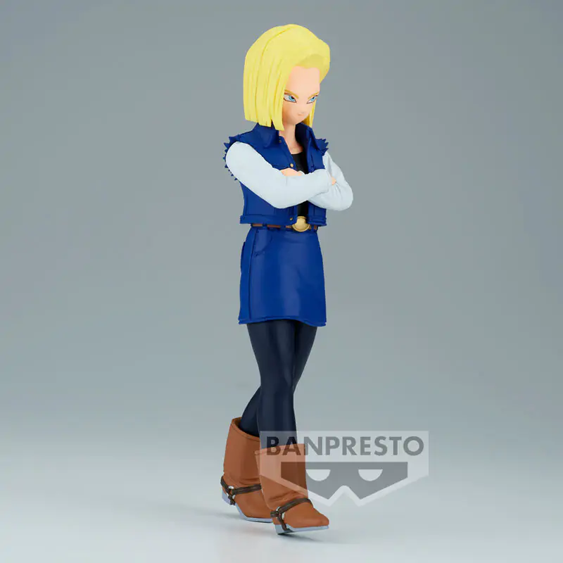 Dragon Ball Z Android 18 Solid Edge figurica za delo 17 cm fotografija izdelka