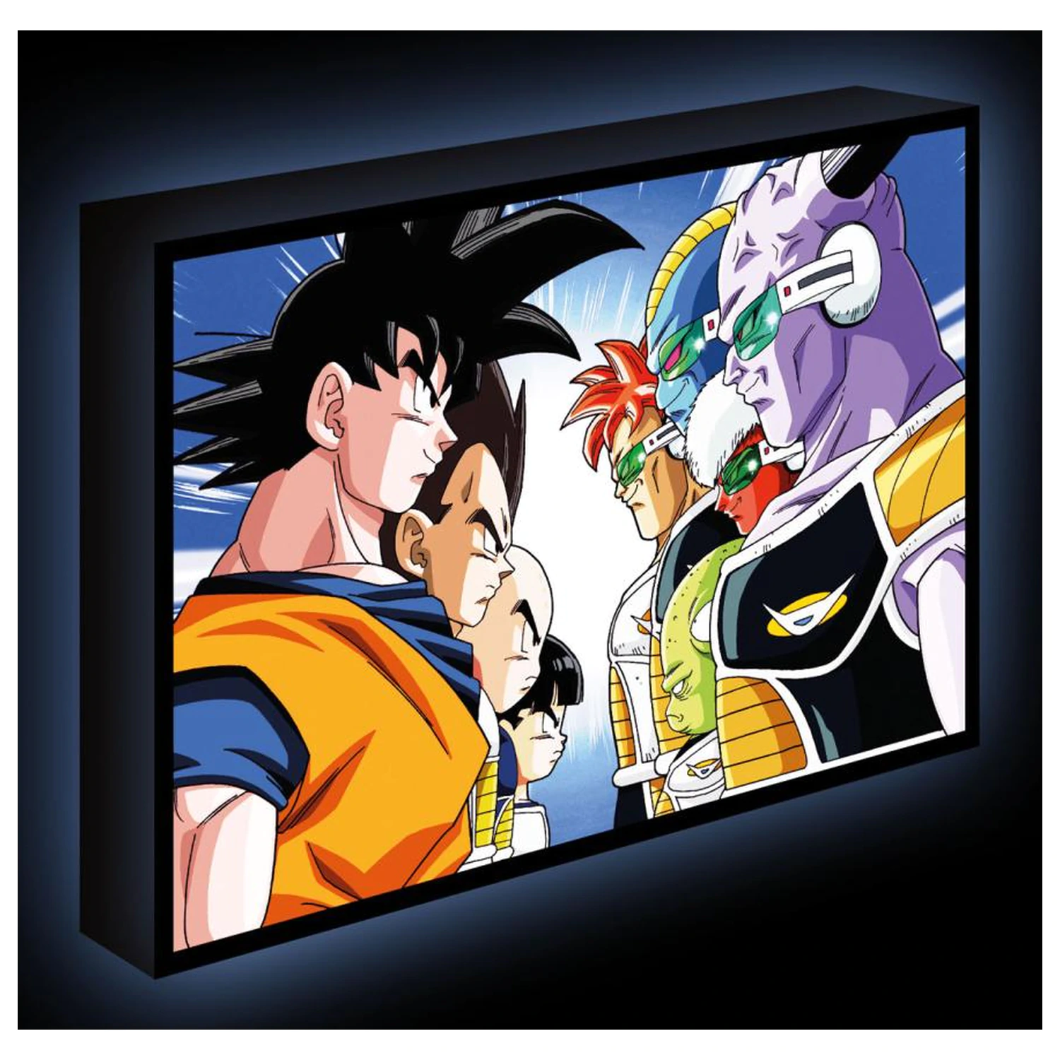 Dragon Ball Z Face Off Svetleče platno 40x30 cm fotografija izdelka