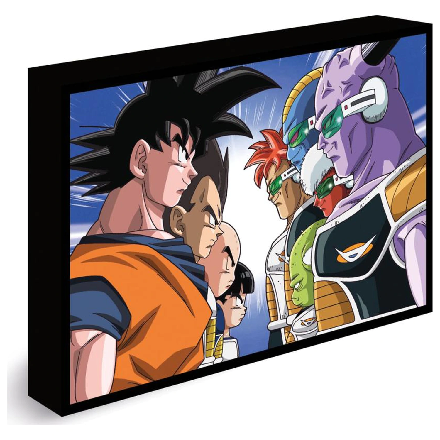 Dragon Ball Z Face Off Svetleče platno 40x30 cm fotografija izdelka