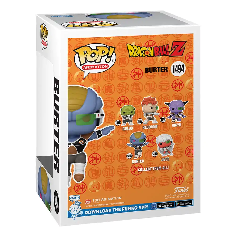 Dragon Ball Z POP! Animation Vinil Figura Burter 9 cm fotografija izdelka