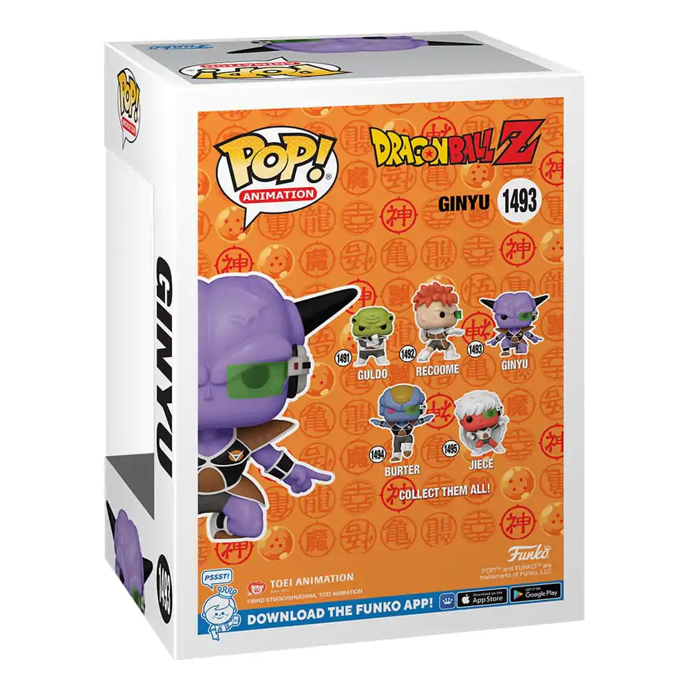 Dragon Ball Z POP! Animation Vinil Figura Ginyu 9 cm fotografija izdelka