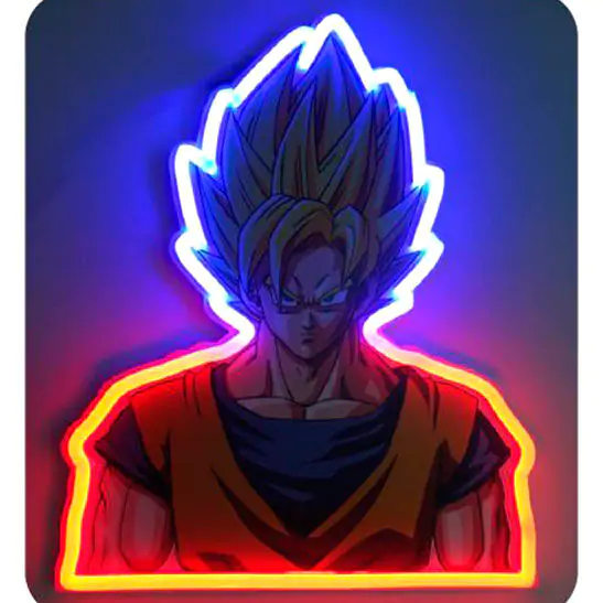 Dragon Ball Z LED svetilka Goku Super Saiyan 40 cm fotografija izdelka