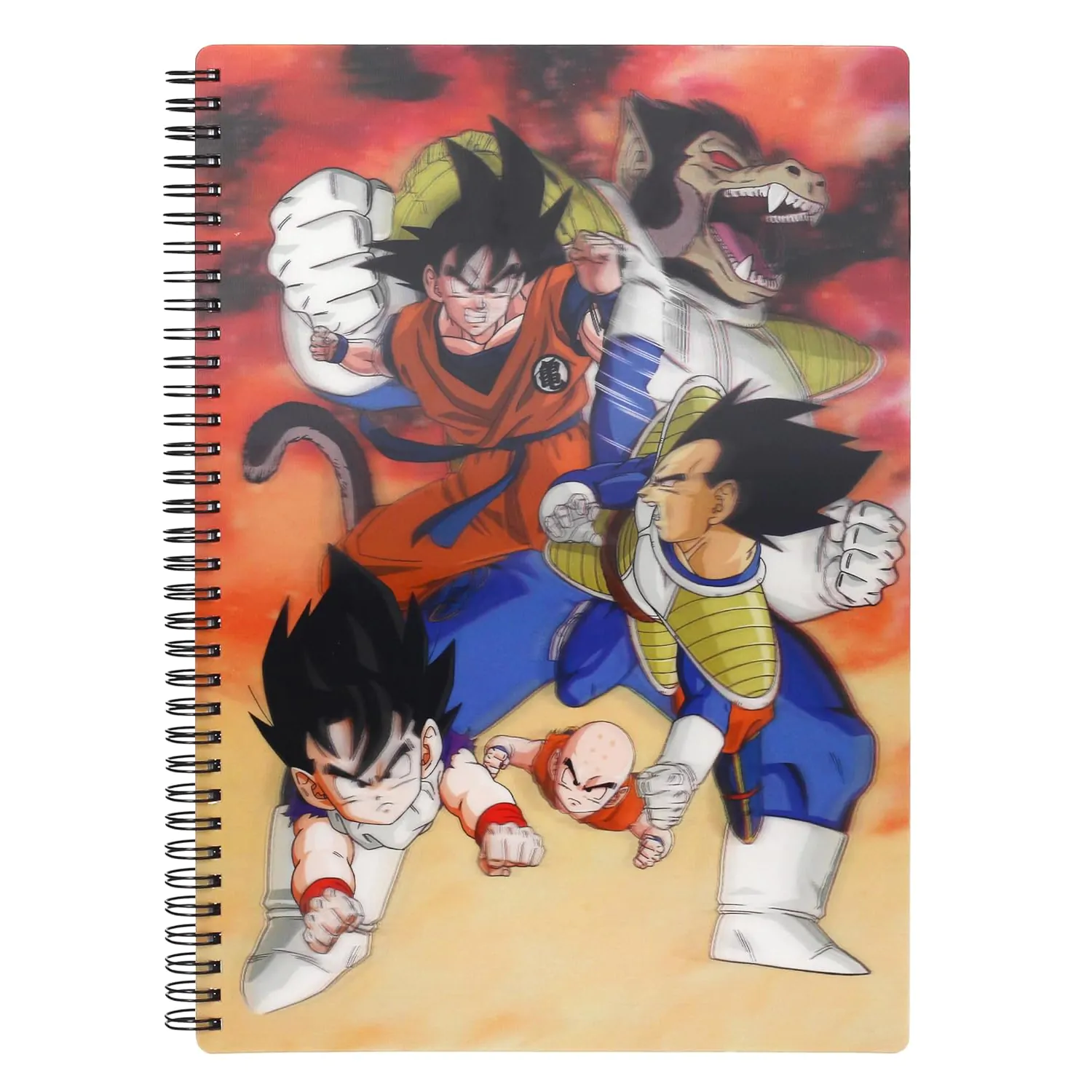 Dragon Ball Z Goku vs Vegeta A4 beležka fotografija izdelka