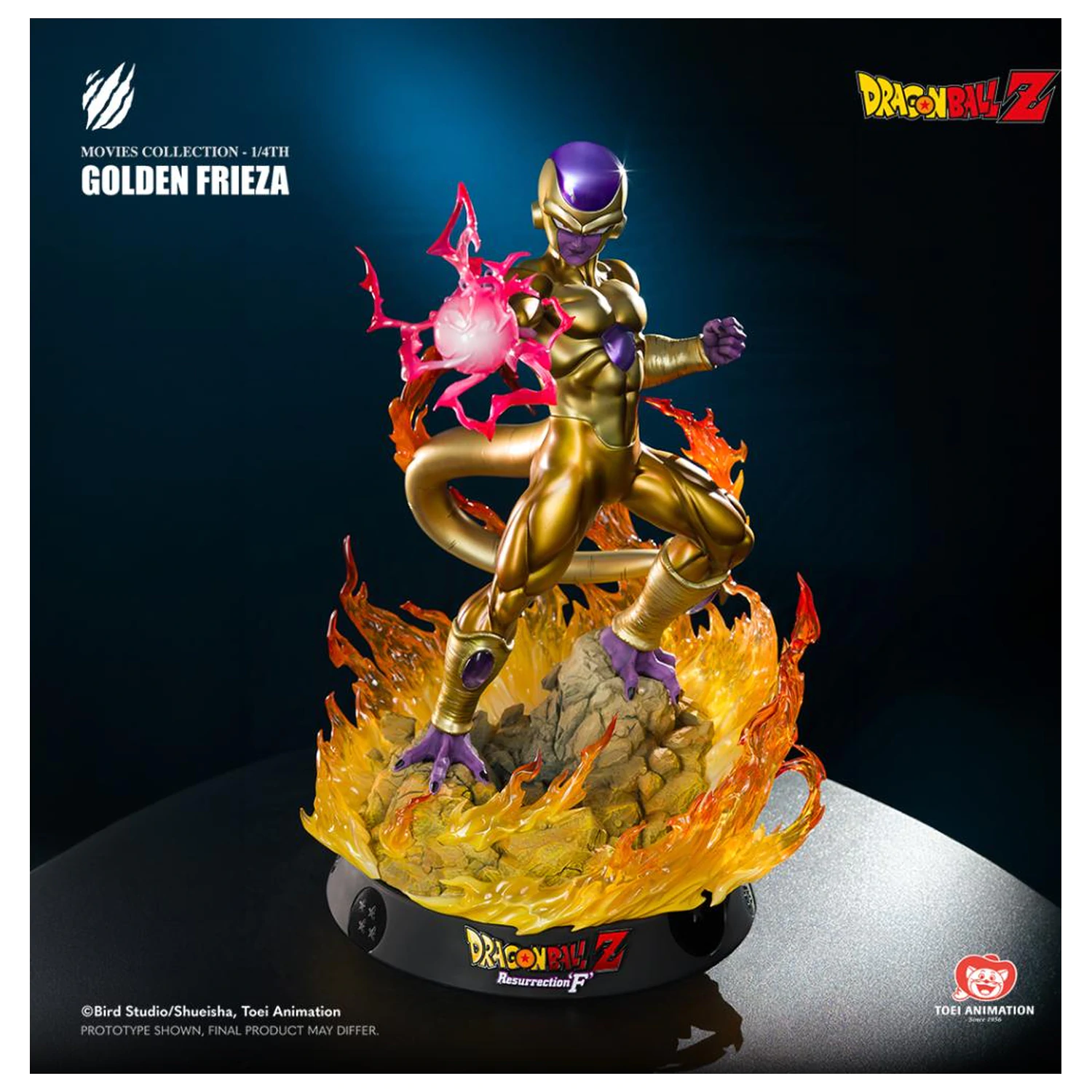 Dragon Ball Z - Golden Frieza kip Movie Collection znamke Tsume 49 cm fotografija izdelka
