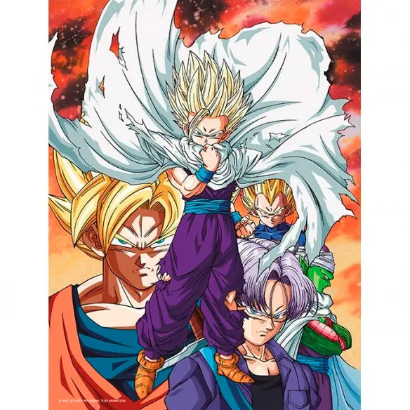 Dragon Ball Z Heroes vs Cell steklena slika fotografija izdelka