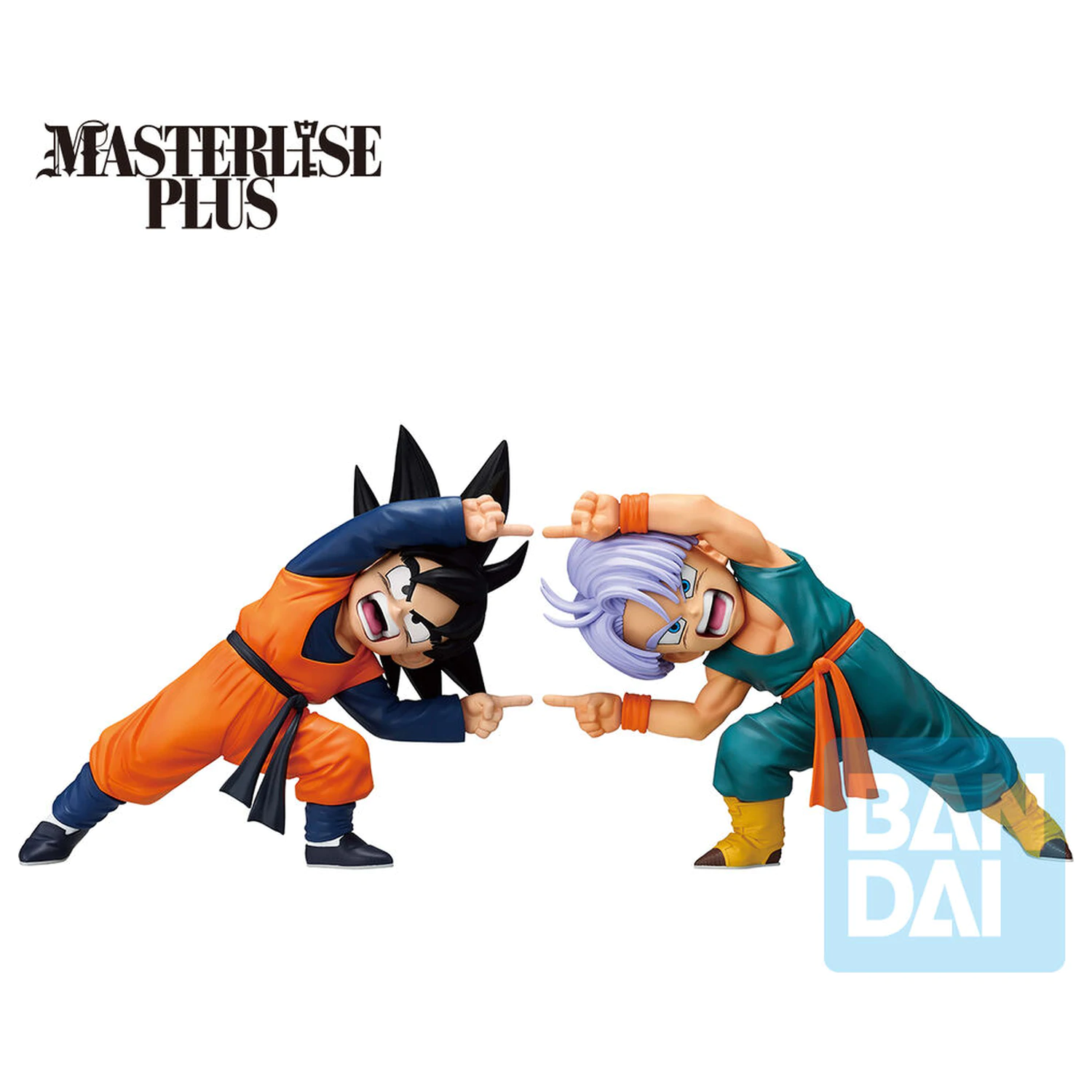 Dragon Ball Z Masterlise Bitka Super Saiyan Son Goten & Trunks set 2 Ichibansho figuric 9cm fotografija izdelka