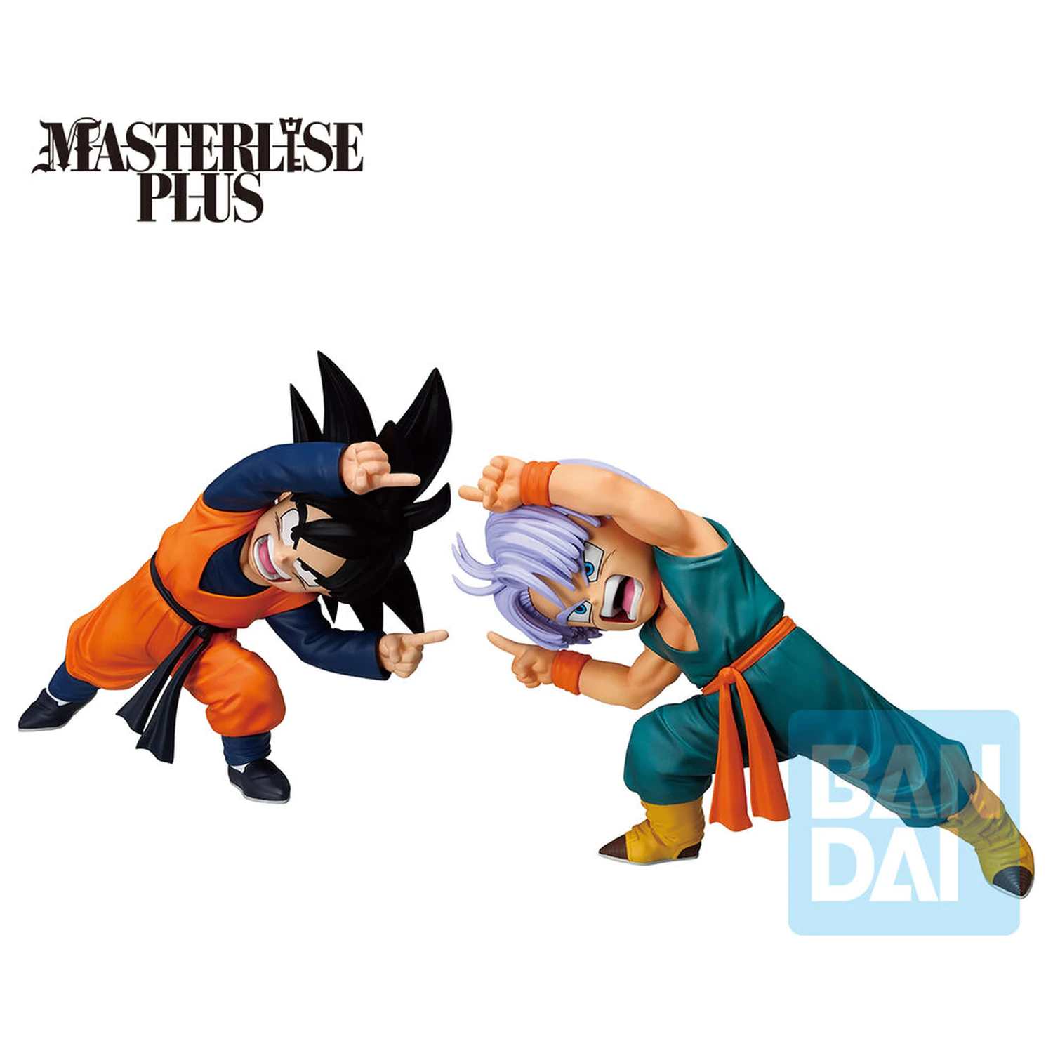 Dragon Ball Z Masterlise Bitka Super Saiyan Son Goten & Trunks set 2 Ichibansho figuric 9cm fotografija izdelka
