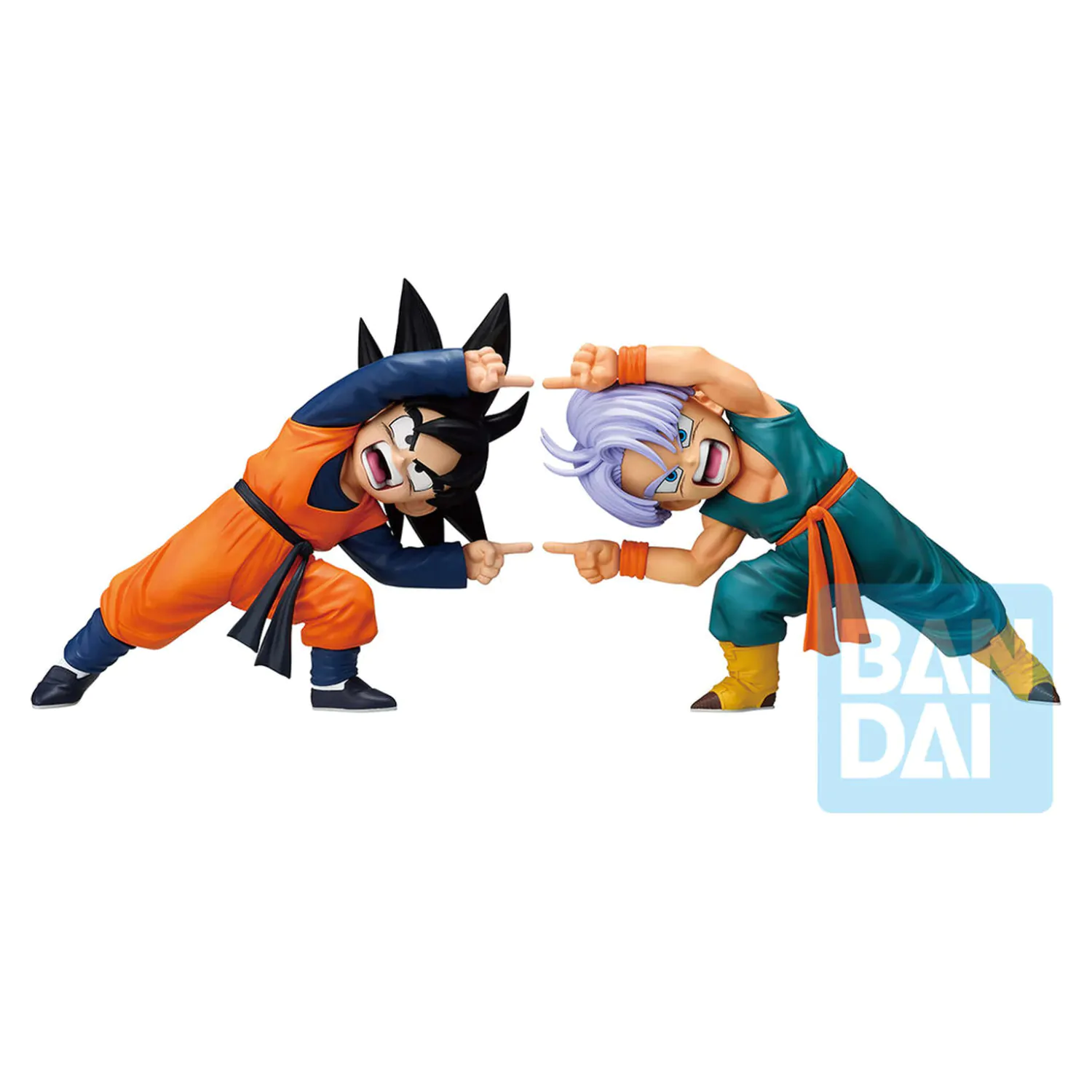 Dragon Ball Z Masterlise Bitka Super Saiyan Son Goten & Trunks set 2 Ichibansho figuric 9cm fotografija izdelka