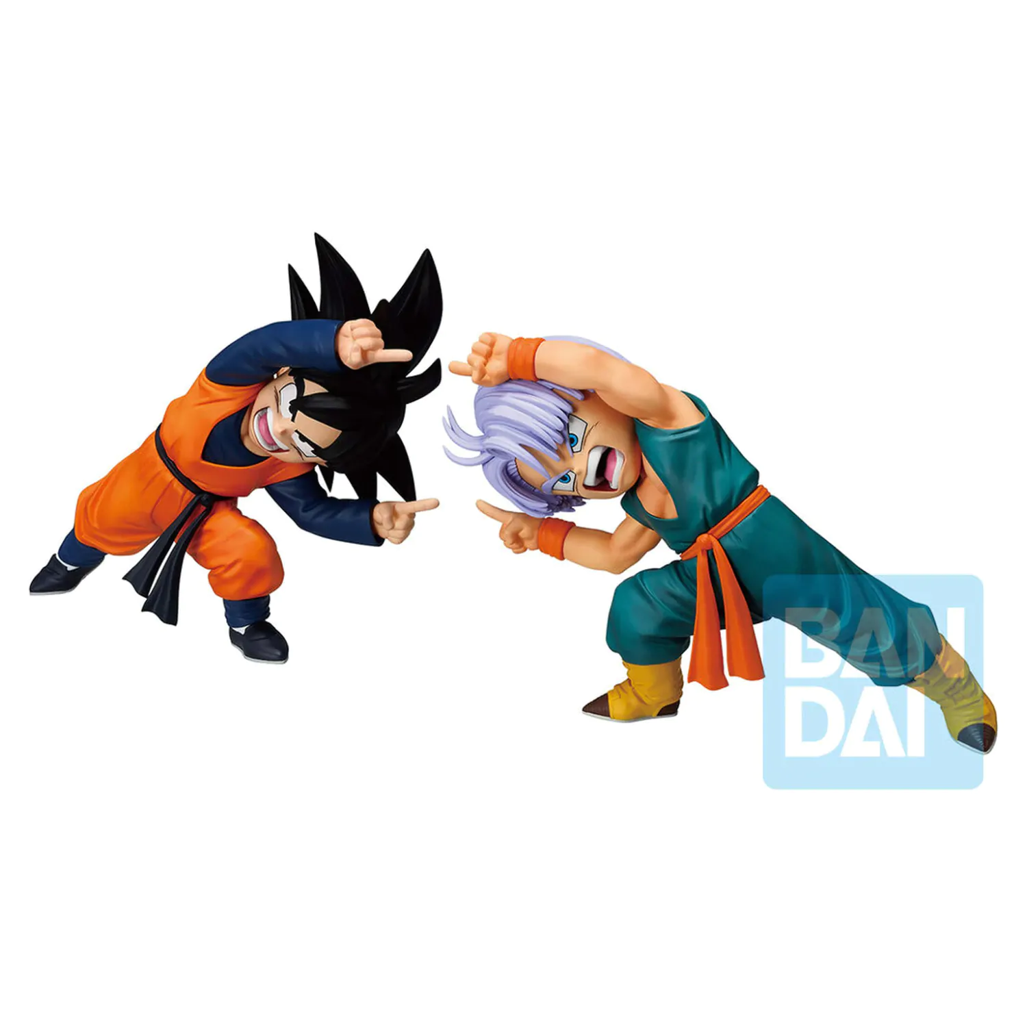 Dragon Ball Z Masterlise Bitka Super Saiyan Son Goten & Trunks set 2 Ichibansho figuric 9cm fotografija izdelka