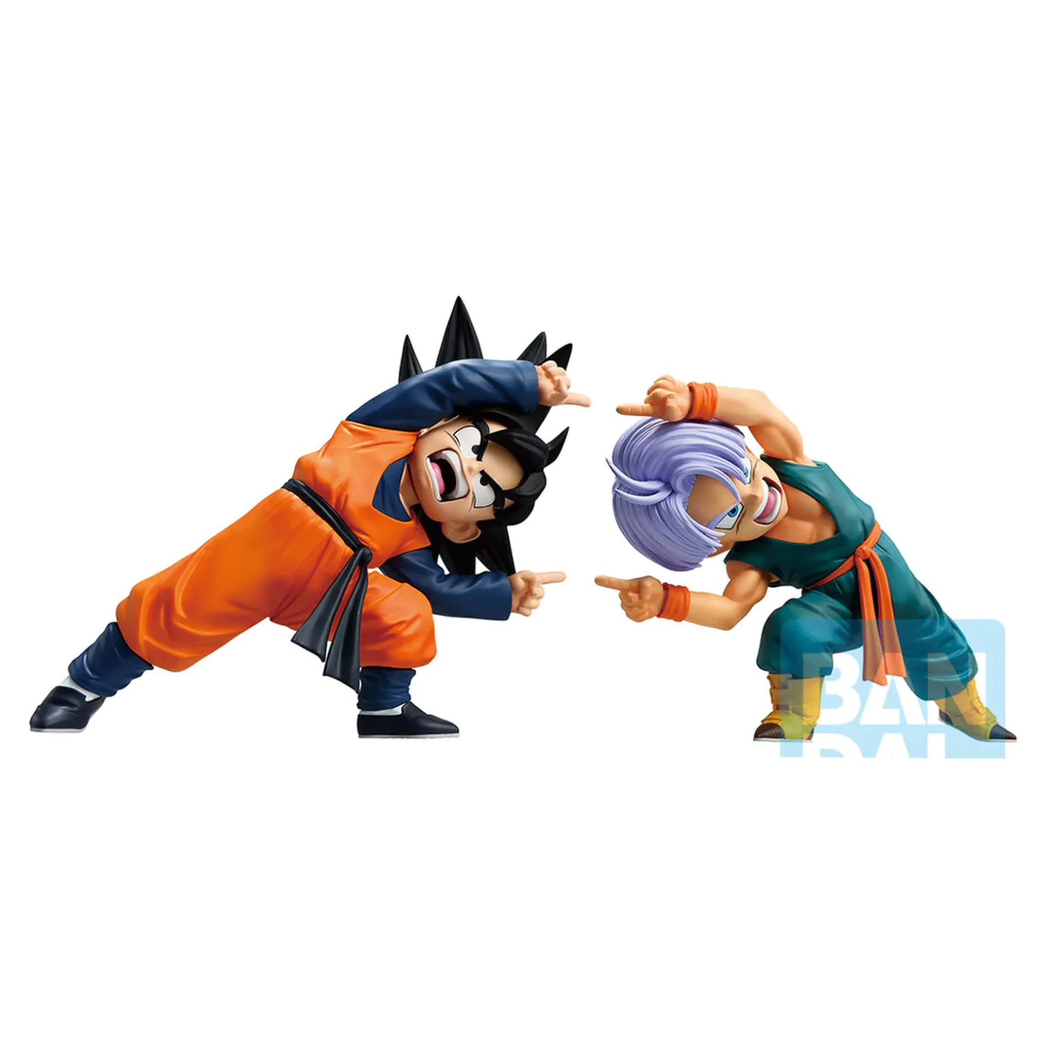 Dragon Ball Z Masterlise Bitka Super Saiyan Son Goten & Trunks set 2 Ichibansho figuric 9cm fotografija izdelka