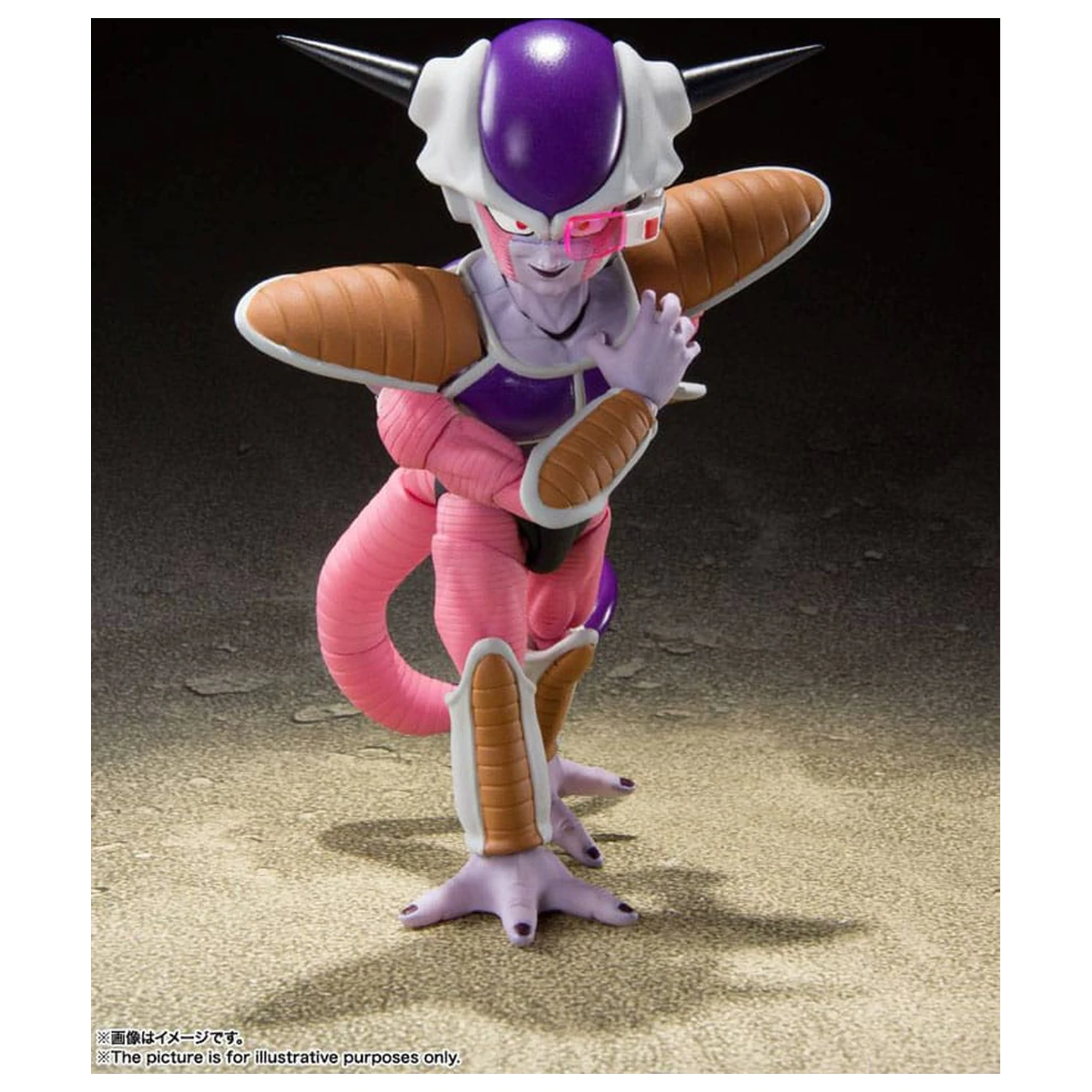 Dragon Ball Z S.H. Figuarts akcijska figura Frieza (First Form) & Frieza Pod Reissue 11 cm fotografija izdelka