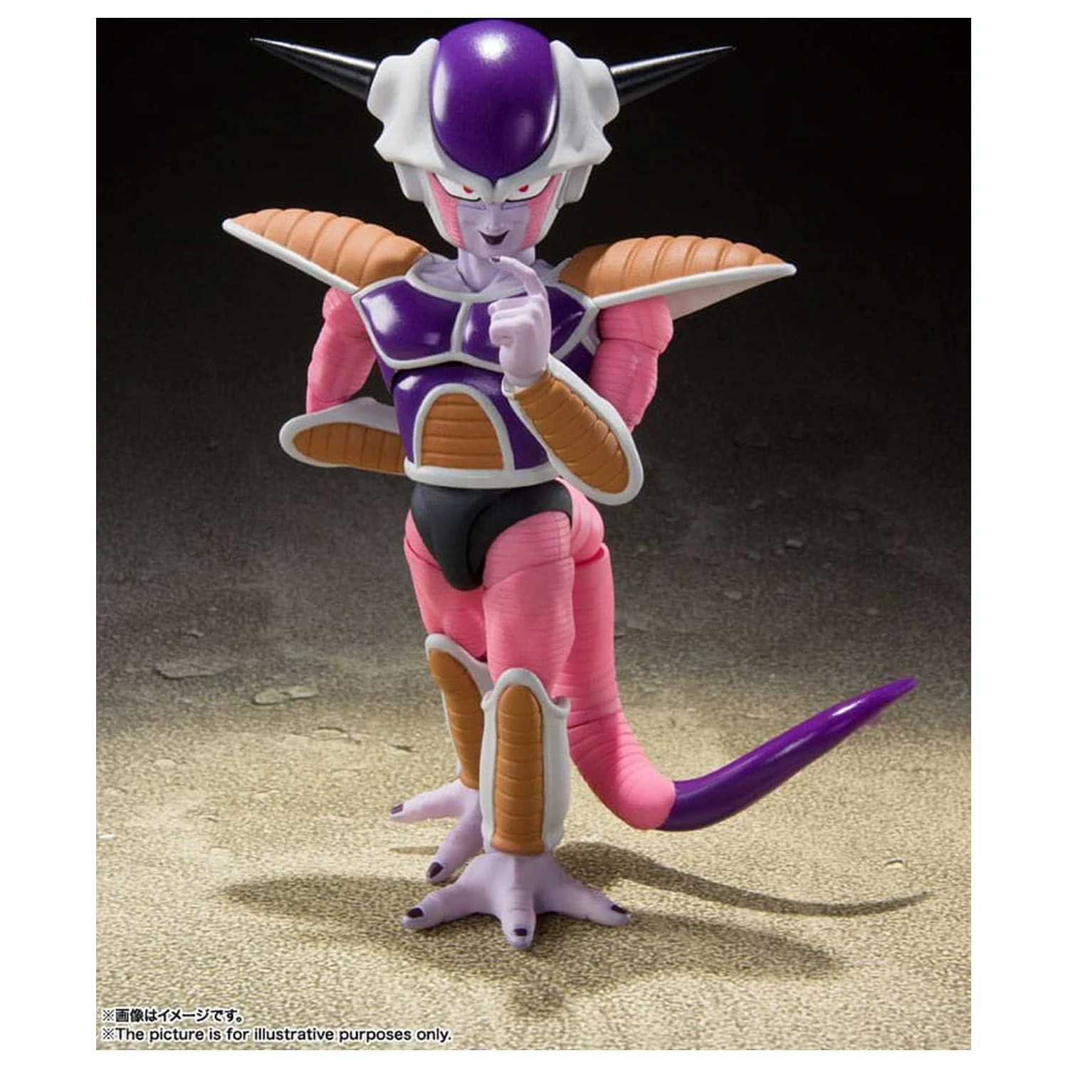 Dragon Ball Z S.H. Figuarts akcijska figura Frieza (First Form) & Frieza Pod Reissue 11 cm fotografija izdelka