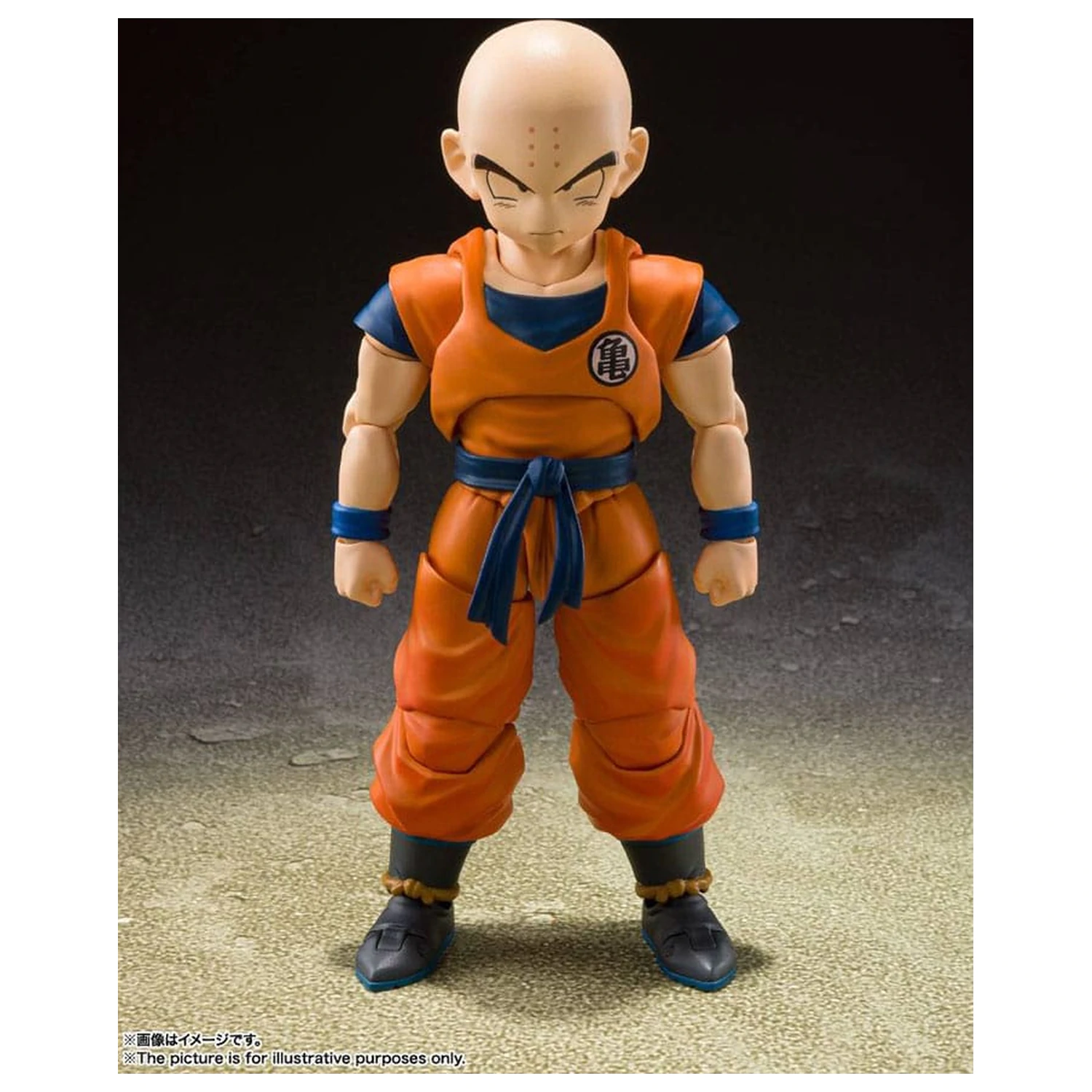 Dragon Ball Z S.H. Figuarts Akcijska figura Krillin-Earth's Strongest Man 12 cm fotografija izdelka