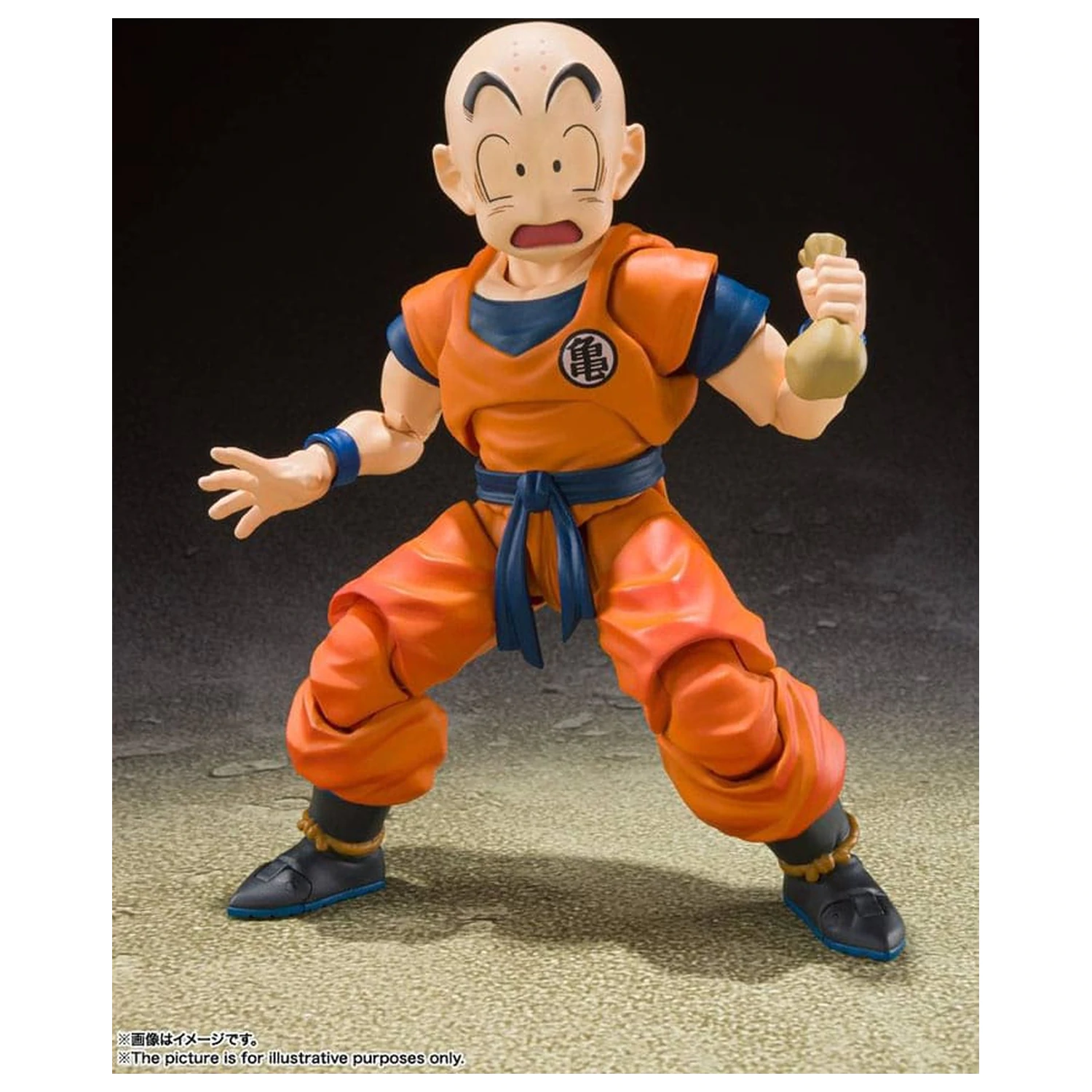 Dragon Ball Z S.H. Figuarts Akcijska figura Krillin-Earth's Strongest Man 12 cm fotografija izdelka
