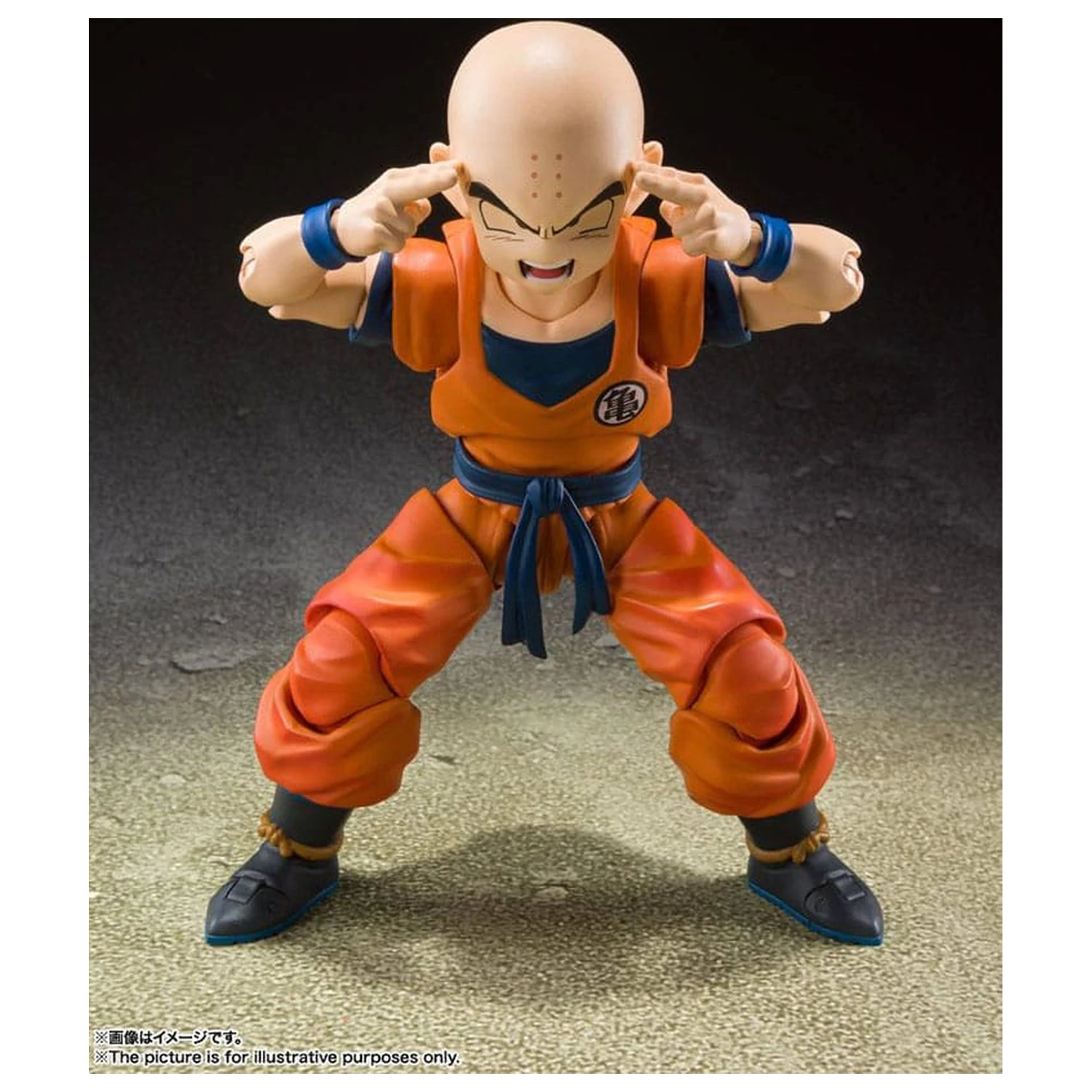 Dragon Ball Z S.H. Figuarts Akcijska figura Krillin-Earth's Strongest Man 12 cm fotografija izdelka