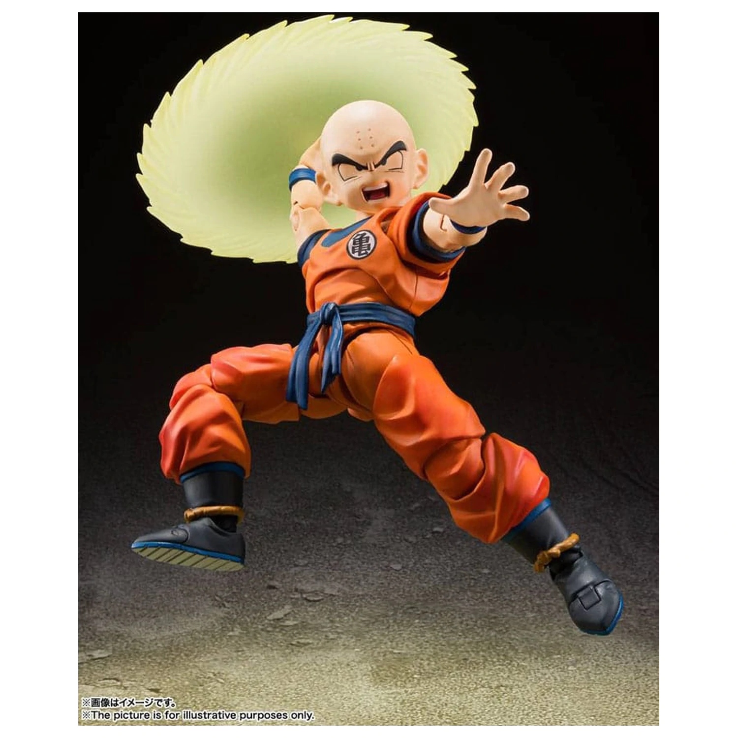 Dragon Ball Z S.H. Figuarts Akcijska figura Krillin-Earth's Strongest Man 12 cm fotografija izdelka