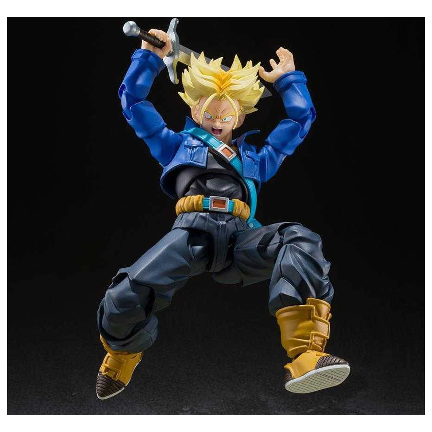 Dragon Ball Z S.H. Figuarts Akcijska figura Super Saiyan Trunks The Boy from the Future 14 cm fotografija izdelka