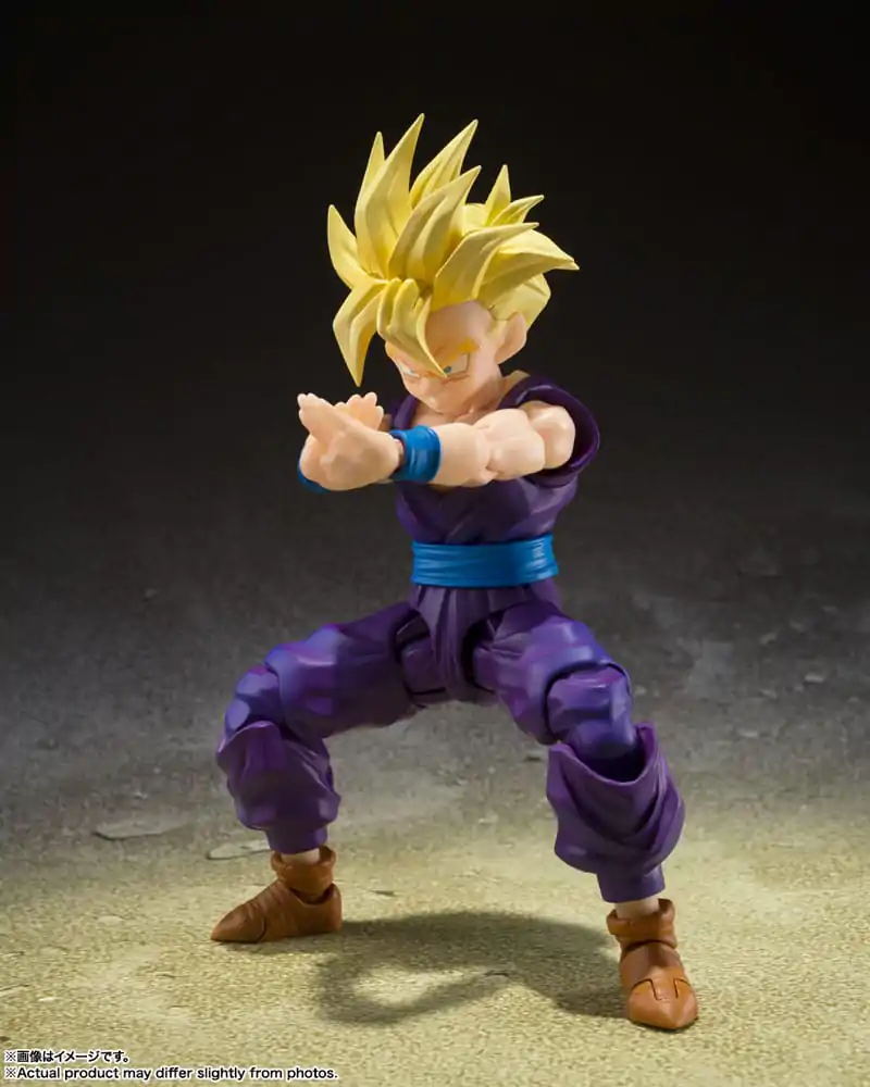 Dragon Ball Z S.H. Figuarts akcijska figura Super Saiyan Son Gohan - The Warrior Who Surpassed Goku 11 cm fotografija izdelka