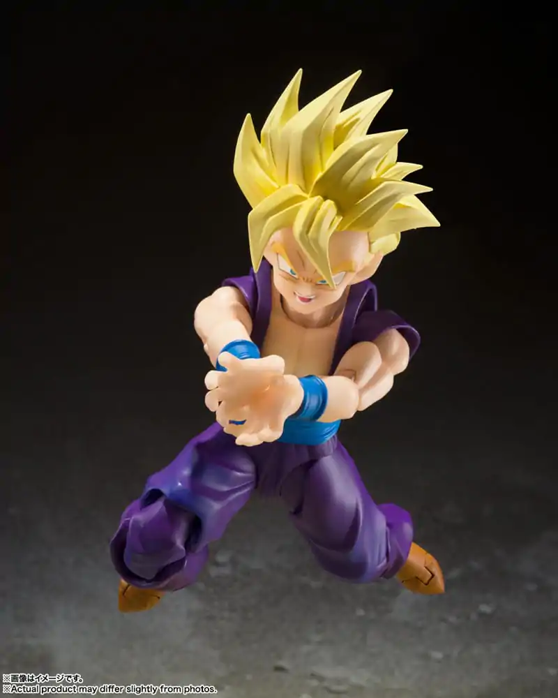 Dragon Ball Z S.H. Figuarts akcijska figura Super Saiyan Son Gohan - The Warrior Who Surpassed Goku 11 cm fotografija izdelka