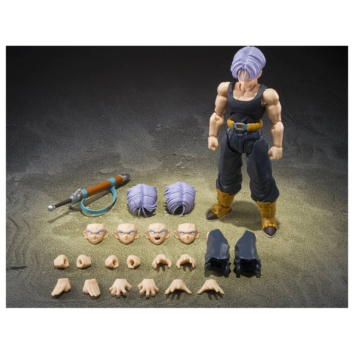 Dragon Ball Z S.H.Figuarts akcijska figura Trunks <Z-Fighters> Group Base Ver.B Limited Edition 14 cm fotografija izdelka