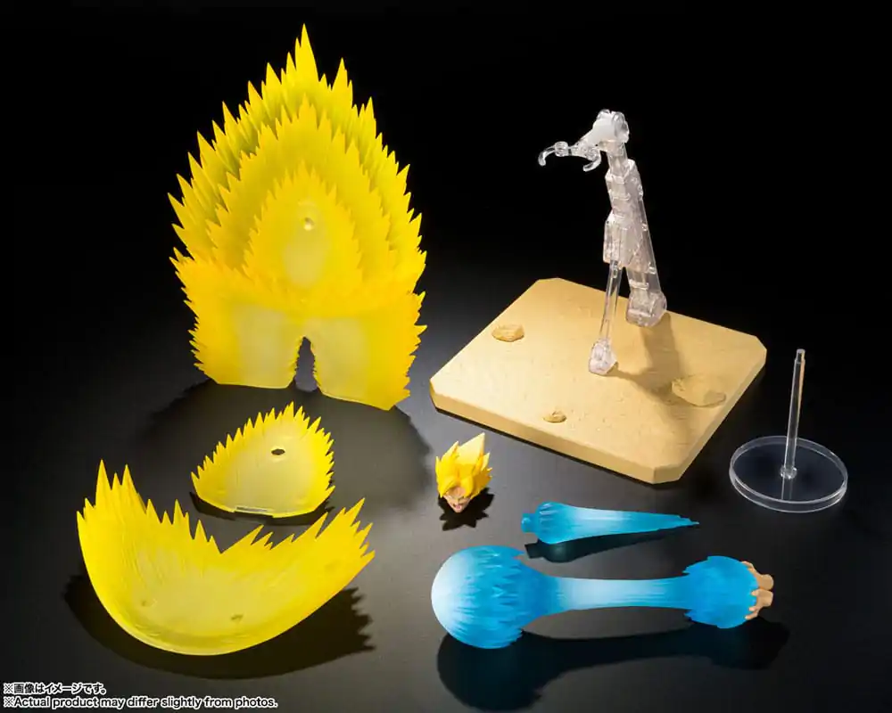 Dragon Ball Z S.H. Figuarts Accessories Set delov za učinek Son Goku Teleport Kamehameha fotografija izdelka