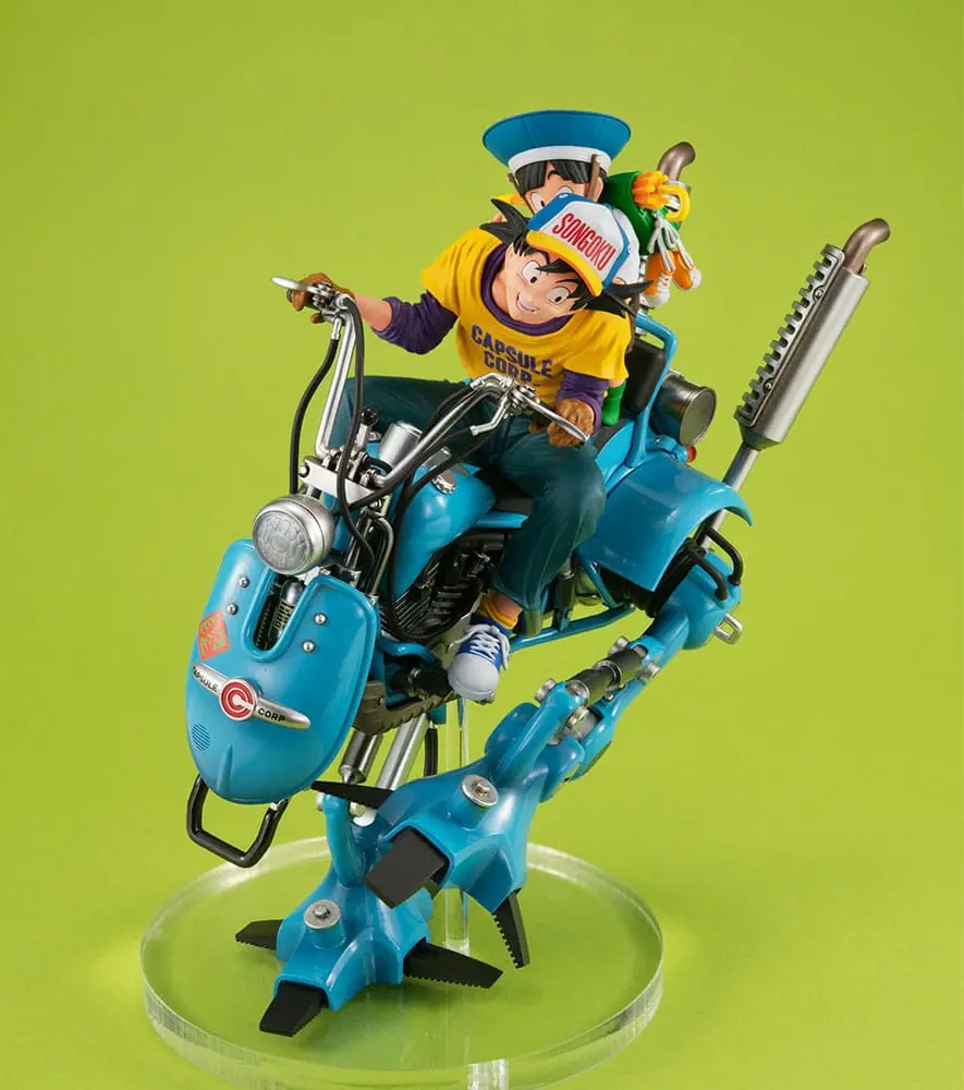 Dragonball Z Namizna Real McCoy EX PVC Diorama Son Goku & Son Gohan & Robot z dvema nogama 20 cm fotografija izdelka