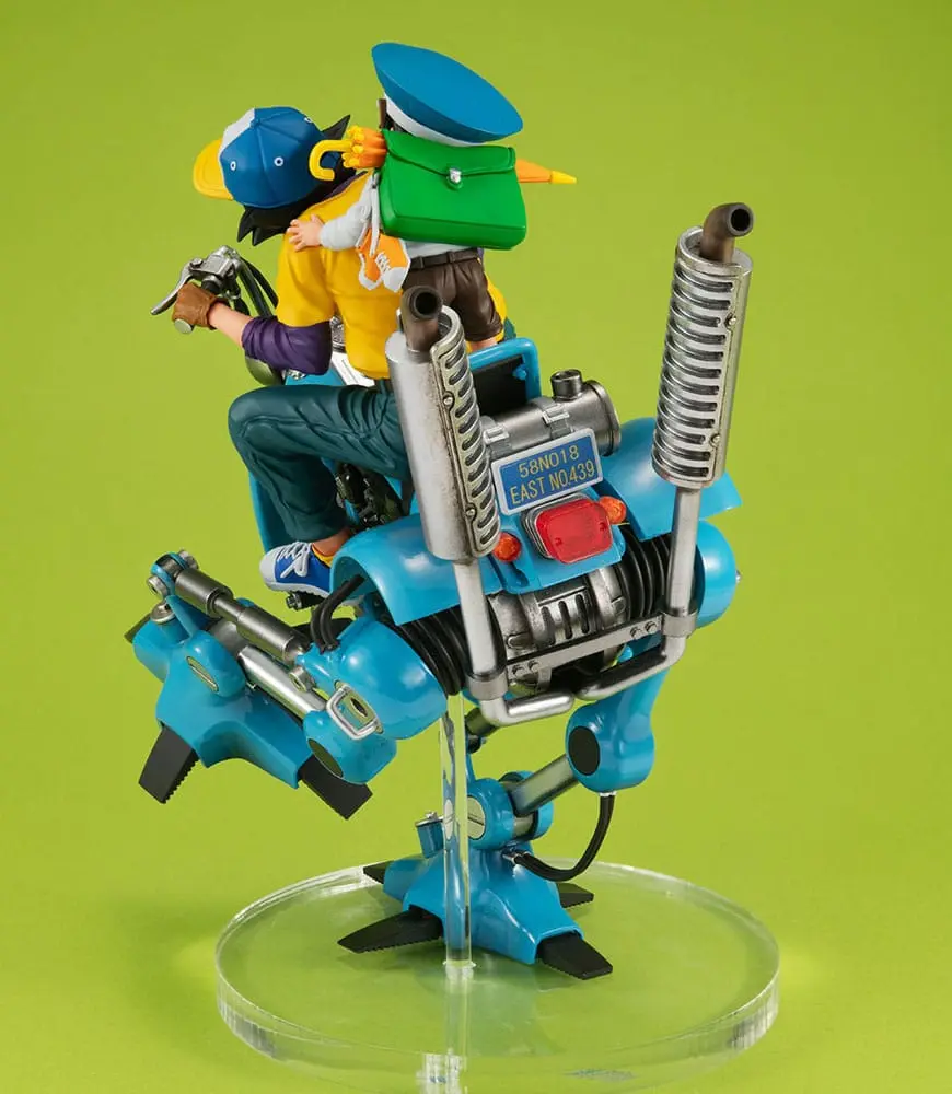 Dragonball Z Namizna Real McCoy EX PVC Diorama Son Goku & Son Gohan & Robot z dvema nogama 20 cm fotografija izdelka