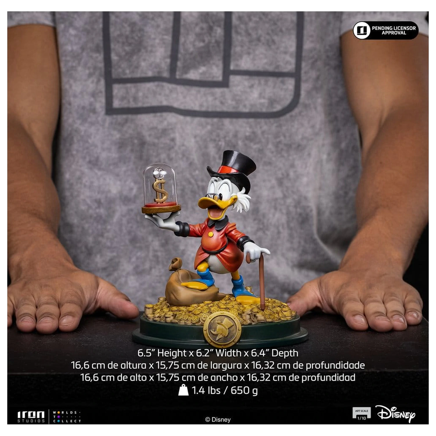Duck Tales Art Scale kip 1/10 Uncle Scrooge McDuck 17 cm fotografija izdelka