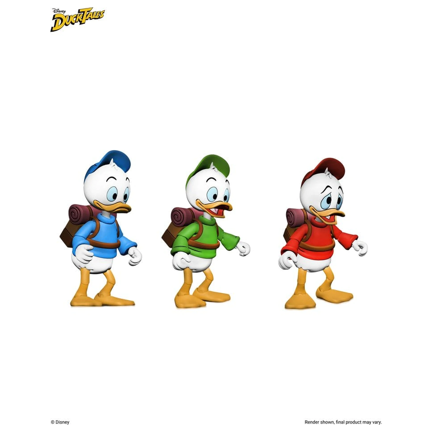 DuckTales Ultimate akcijske figure 3-paket Huey, Dewey in Louie 18 cm fotografija izdelka
