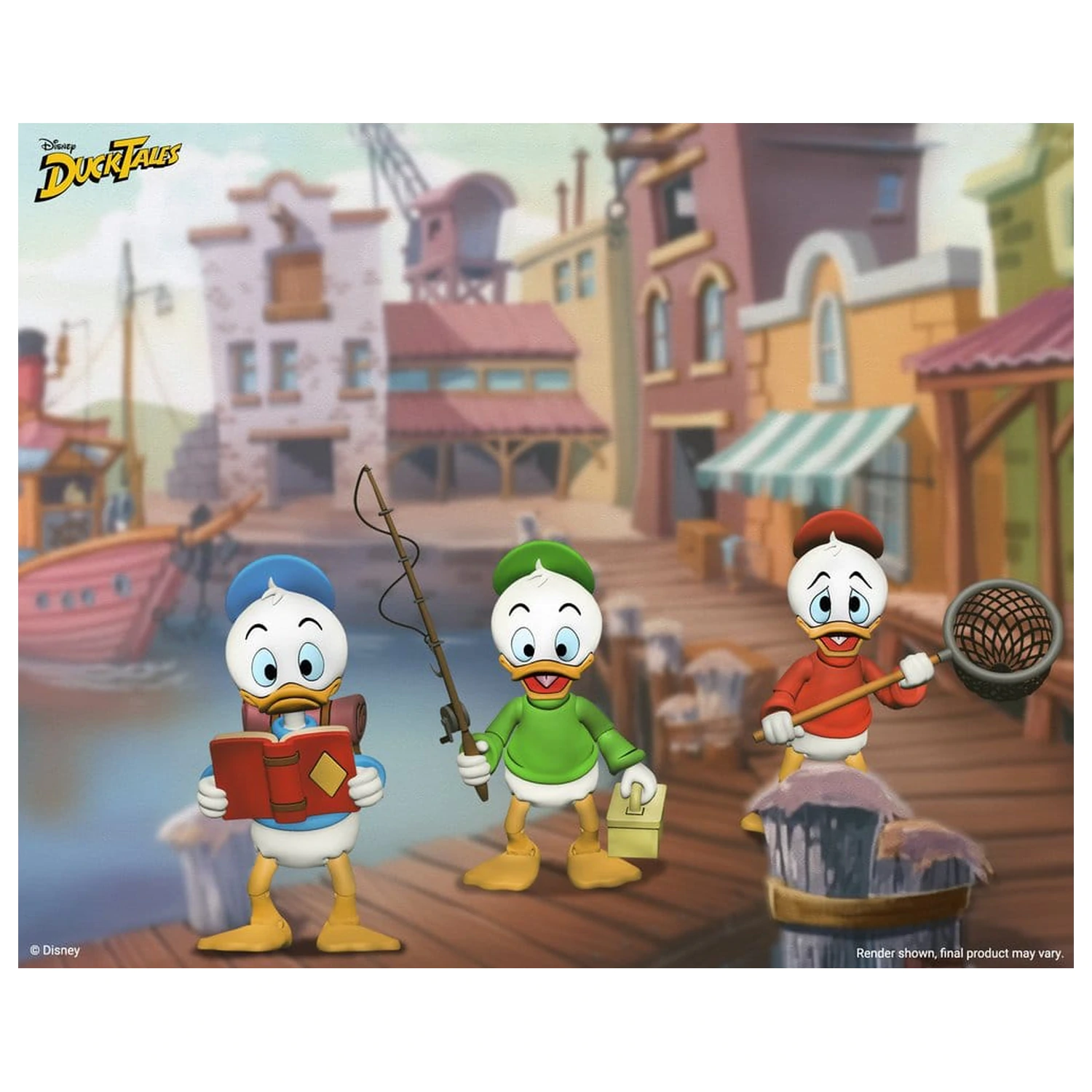 DuckTales Ultimate akcijske figure 3-paket Huey, Dewey in Louie 18 cm fotografija izdelka